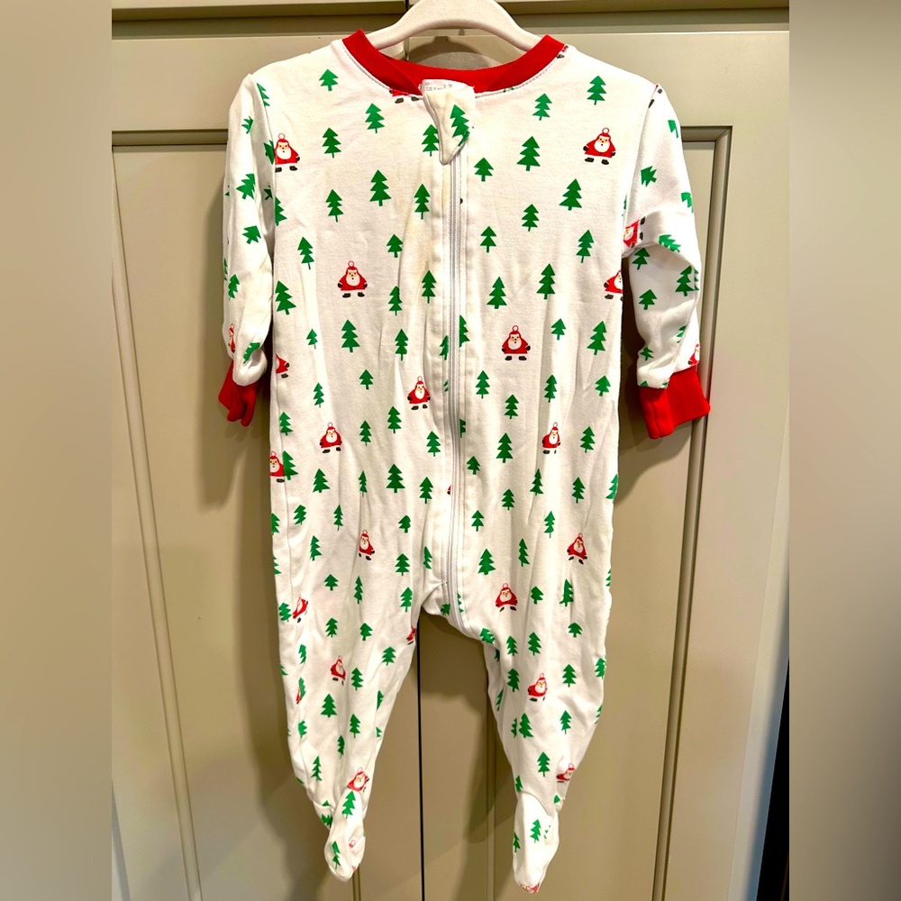 Kissy Kissy Pajamas footie Santa Christmas 9
Months baby sleeper